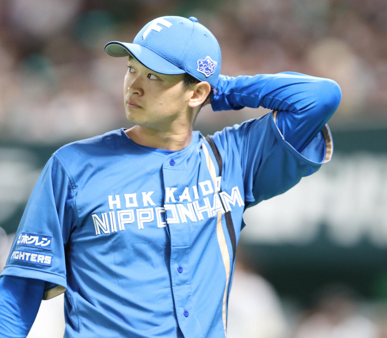 2023年7月5日、ソフトバンク戦に先発した日本ハム鈴木健矢