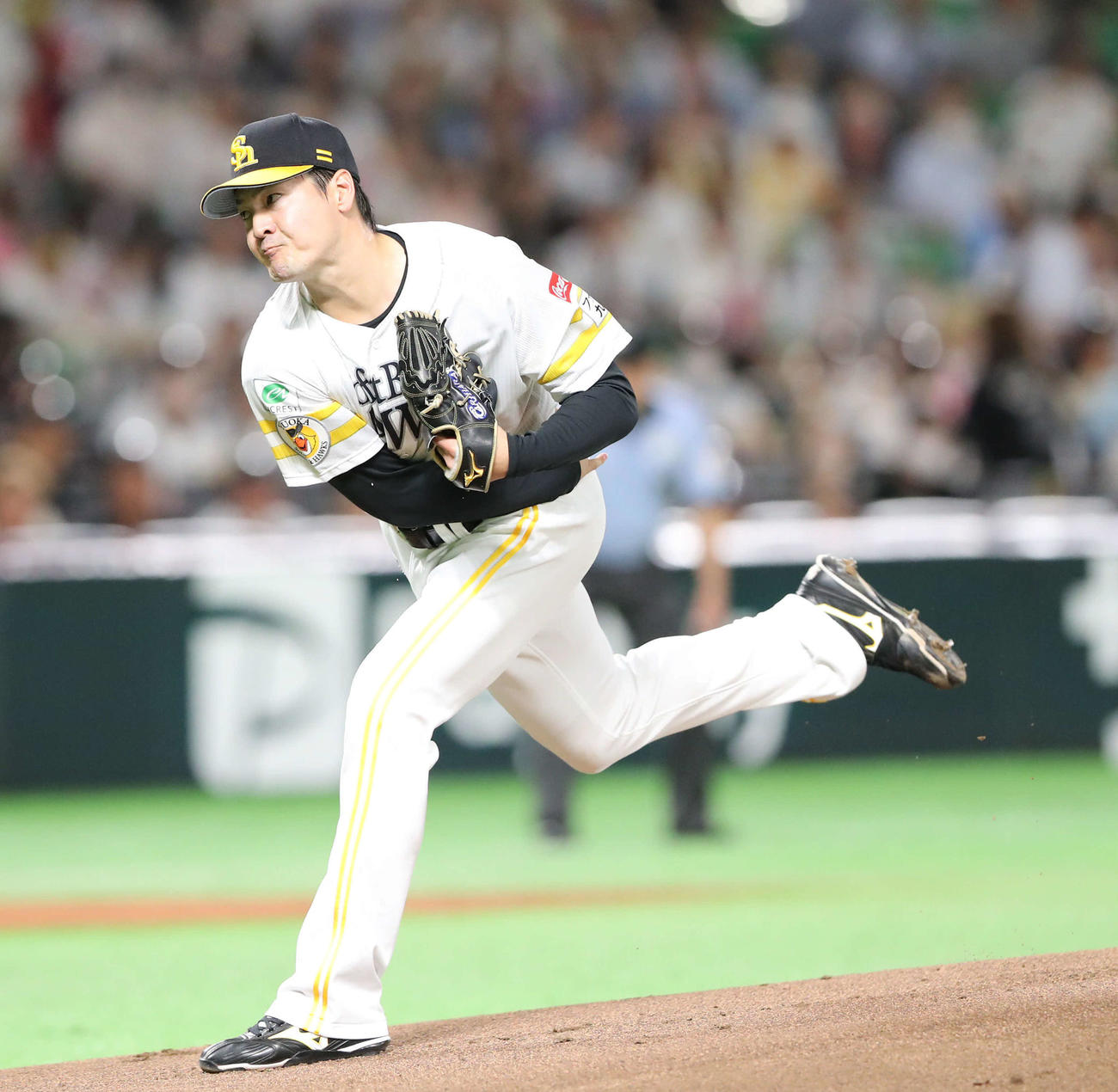 ソフトバンク有原航平（2023年6月23日撮影）