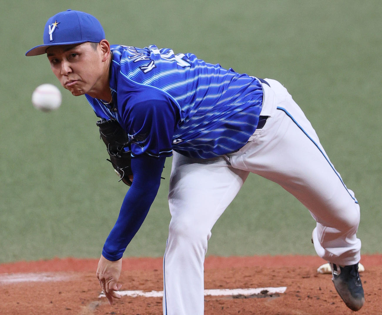 DeNA笠原祥太郎（2023年4月2日撮影）