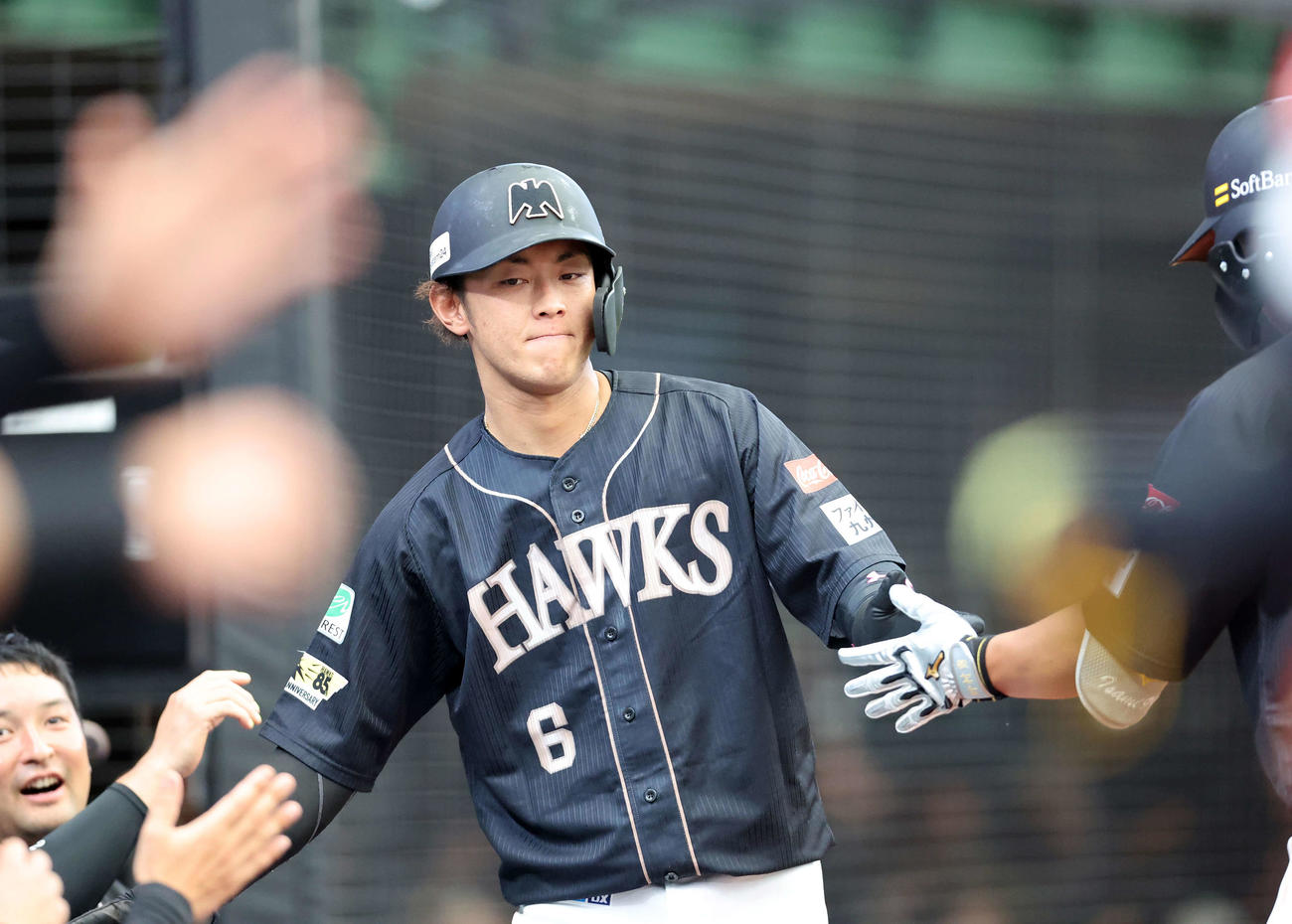 ソフトバンク今宮健太（2023年7月2日撮影）