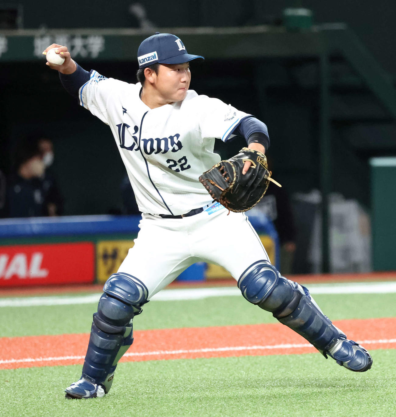 西武古賀悠斗（2023年3月24日撮影）