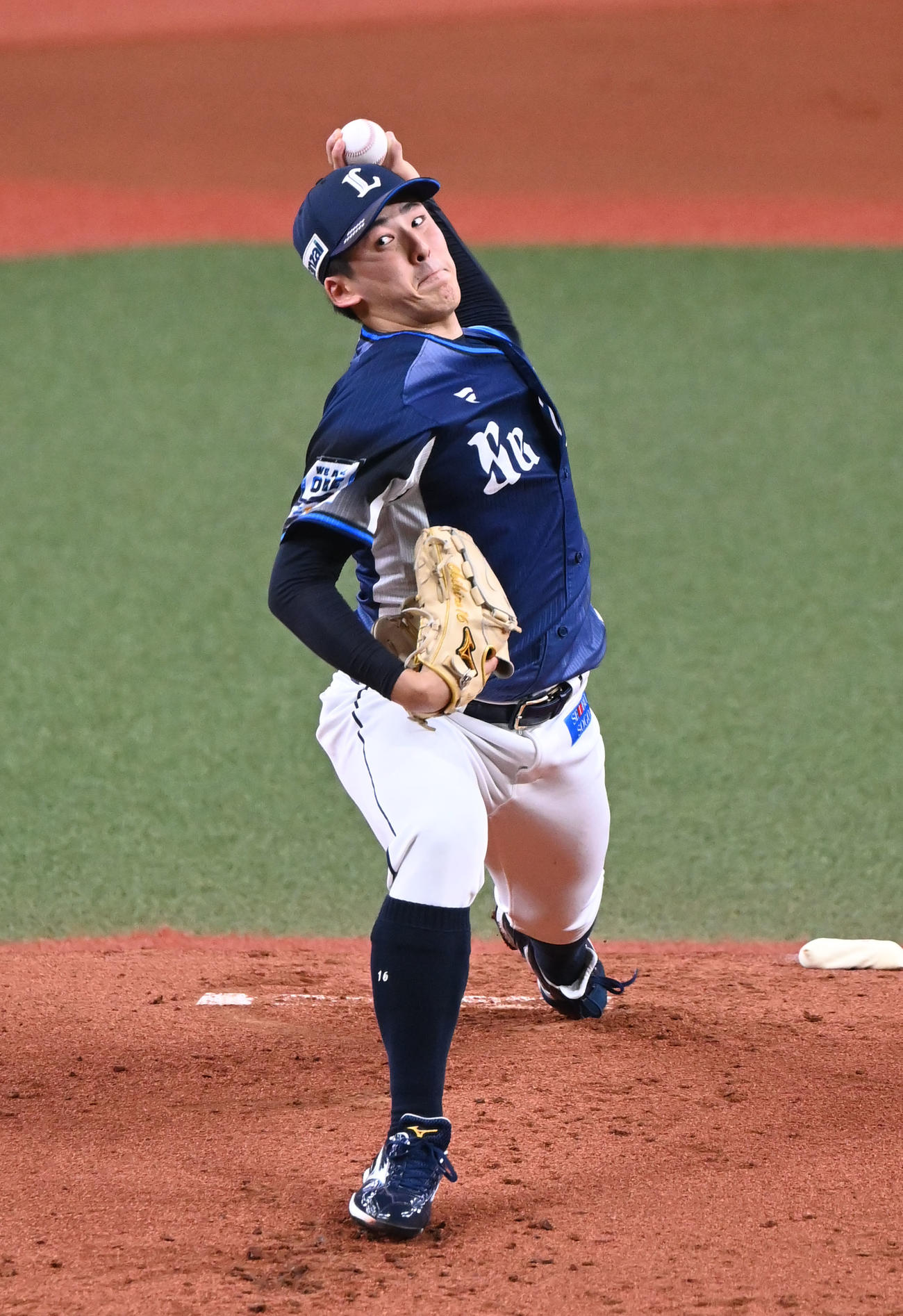 ソフトバンク対西武　先発する西武隅田（撮影・和賀正仁）
