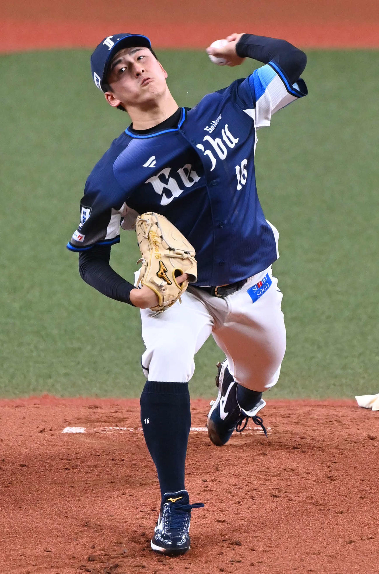 ソフトバンク対西武　西武先発の隅田（撮影・和賀正仁）