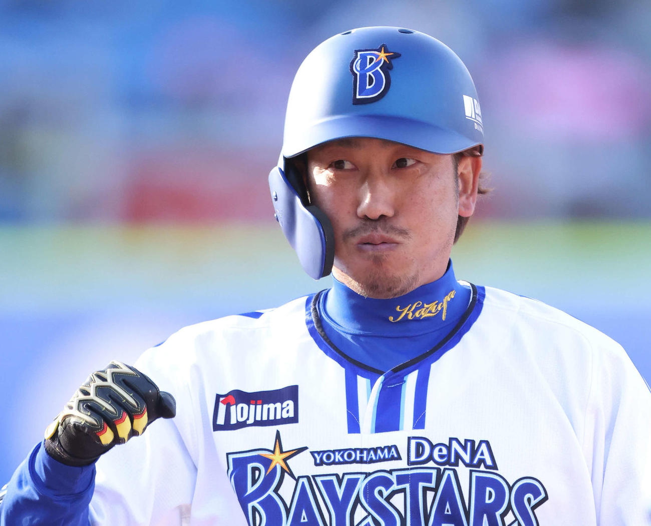 DeNA藤田一也（2023年3月14日撮影）