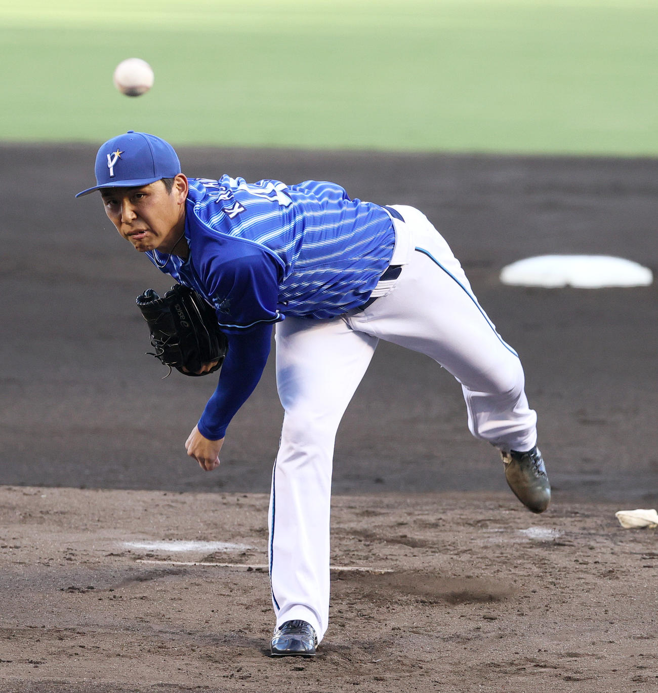 DeNA笠原祥太郎（2023年7月11日撮影）