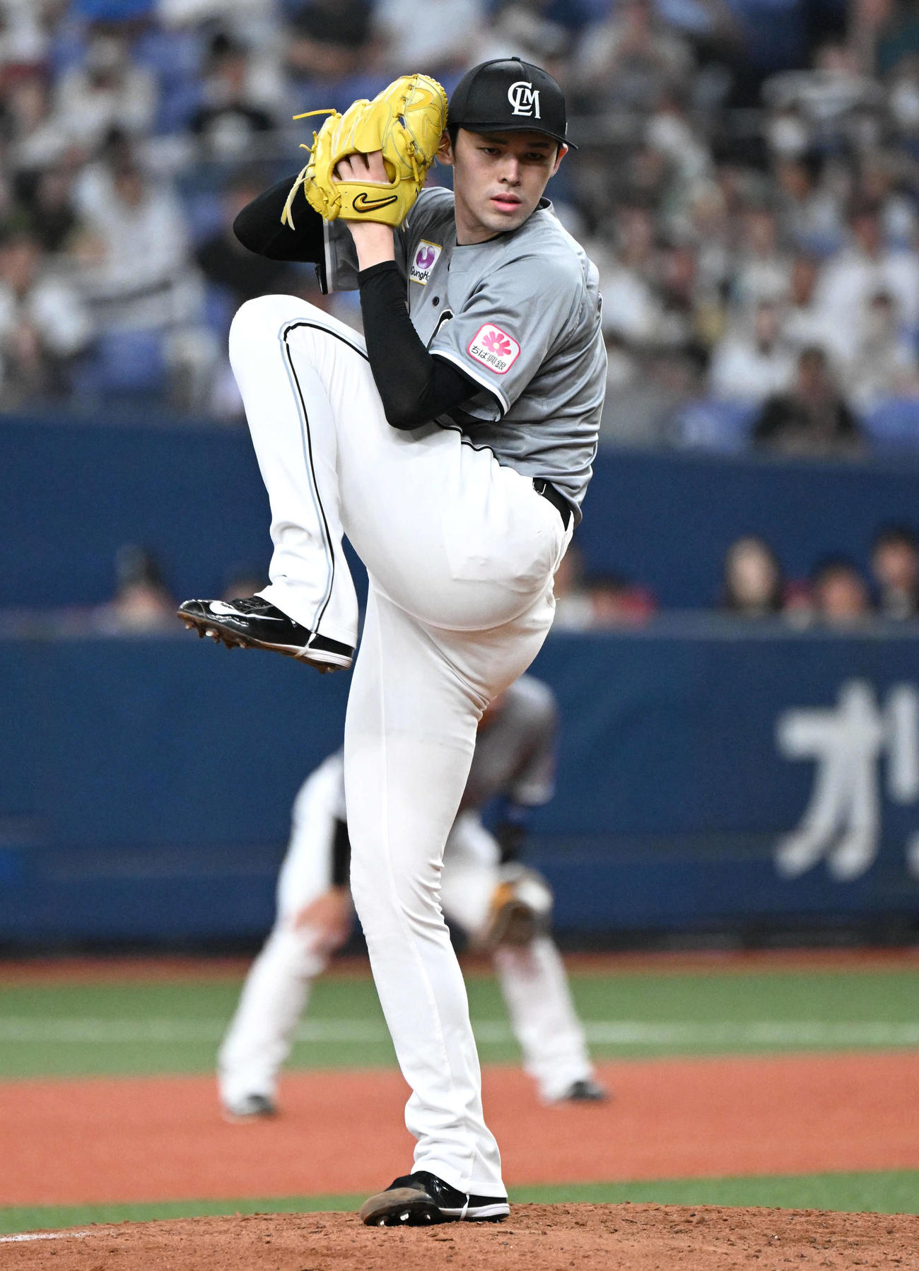 オリックス対ロッテ　ロッテ先発の佐々木朗（撮影・石井愛子）