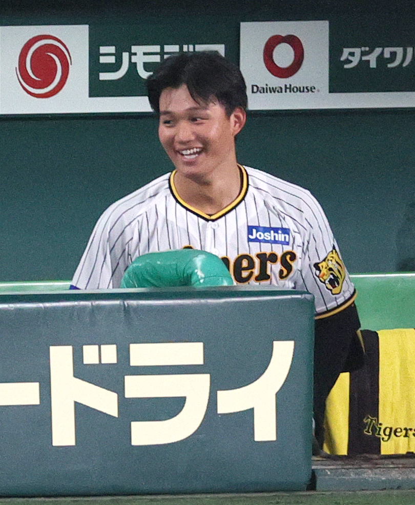阪神森下翔太（2023年7月9日撮影）