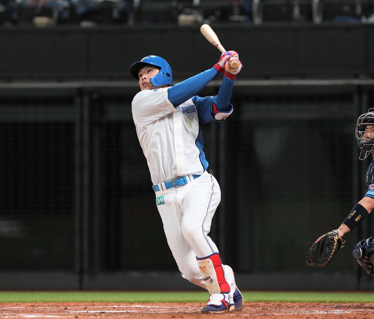 日本ハム野村佑希（2023年4月14日撮影）