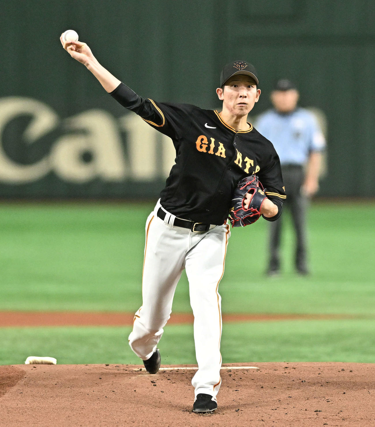 巨人戸郷翔征（2023年7月13日撮影）