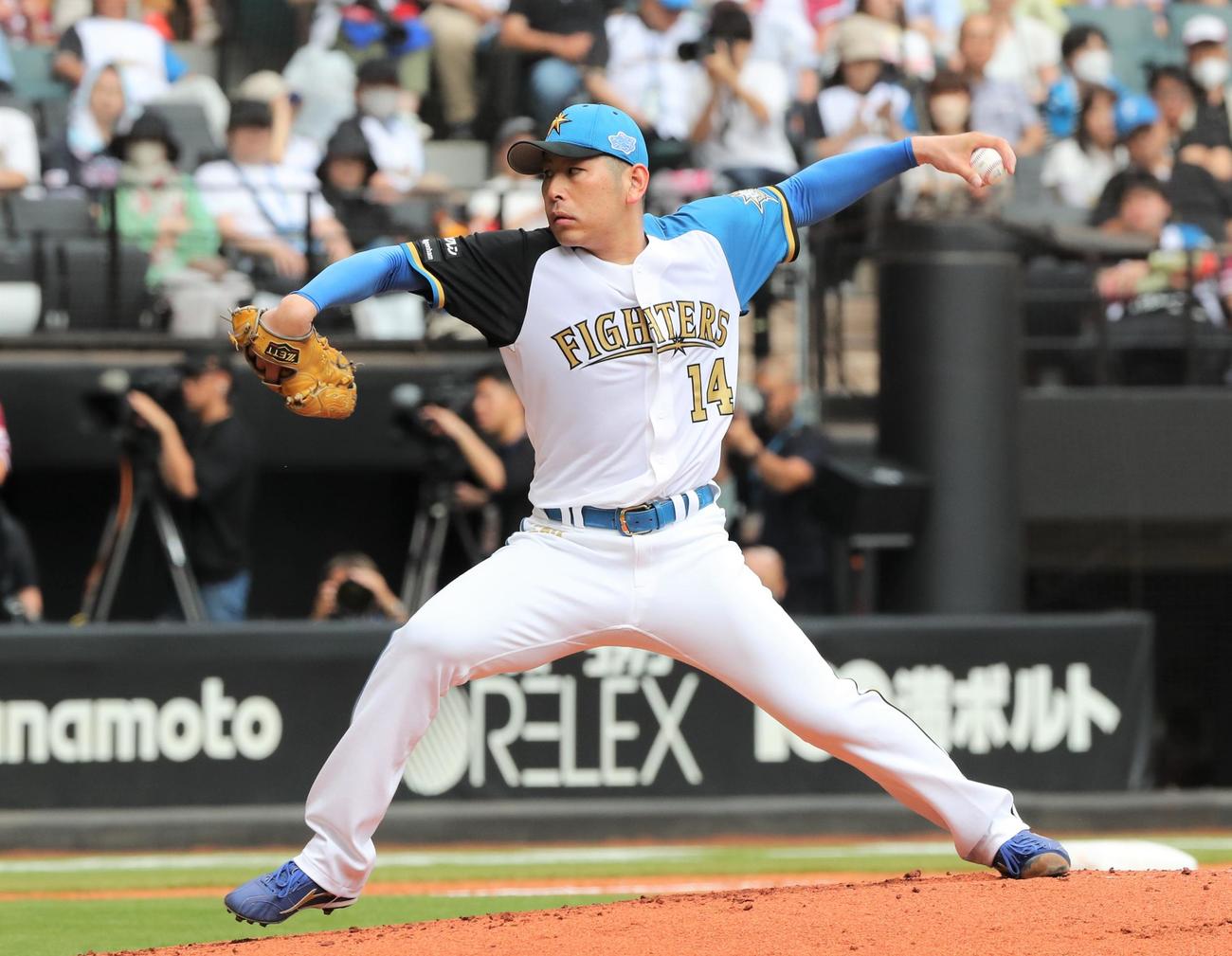 日本ハム加藤貴之（2023年7月13日撮影）