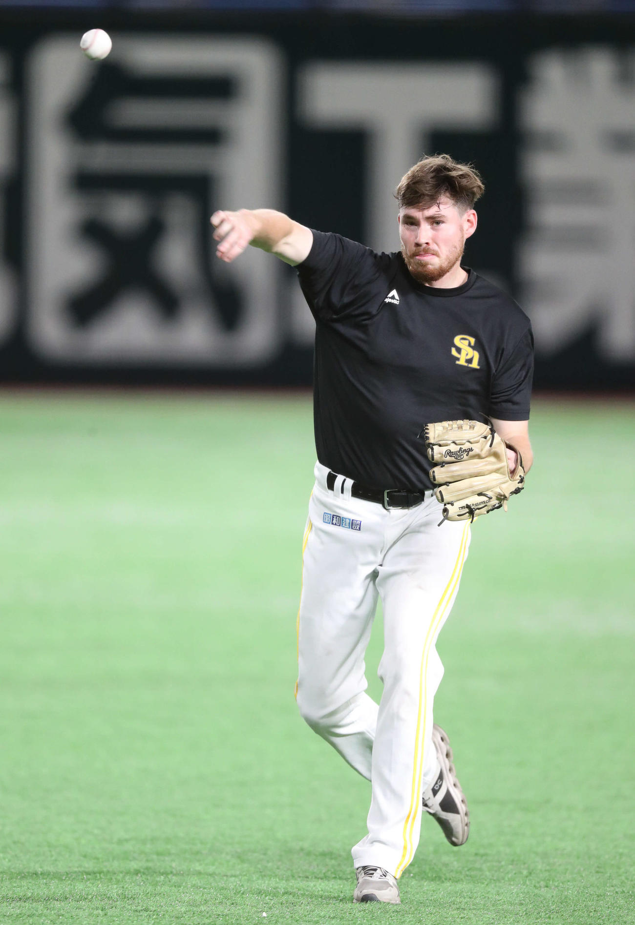 オリックス戦先発予定のスチュワート（2023年7月3日撮影）