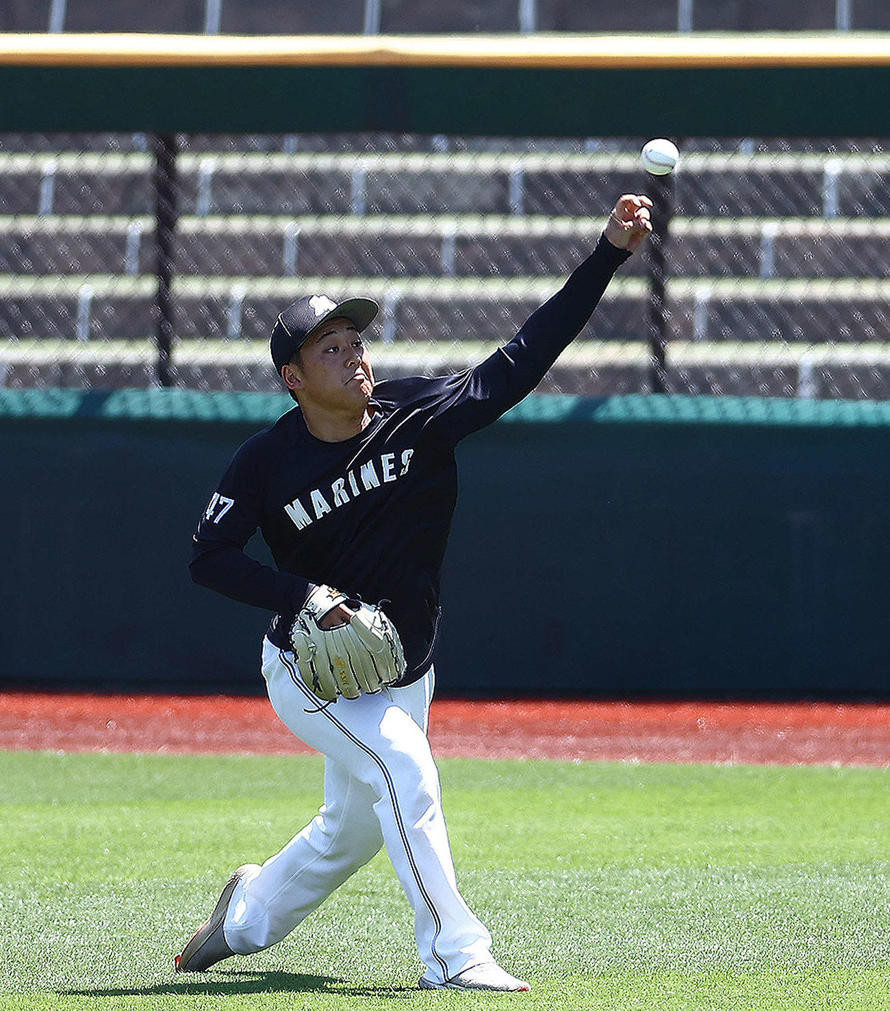 ロッテ小島和哉（2023年5月2日撮影）
