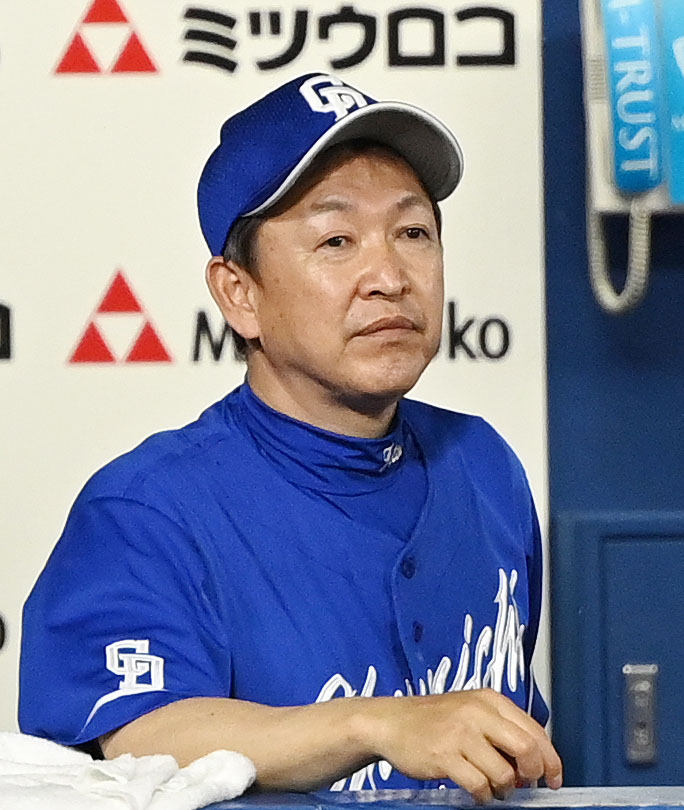 中日立浪監督（2023年6月30日撮影）