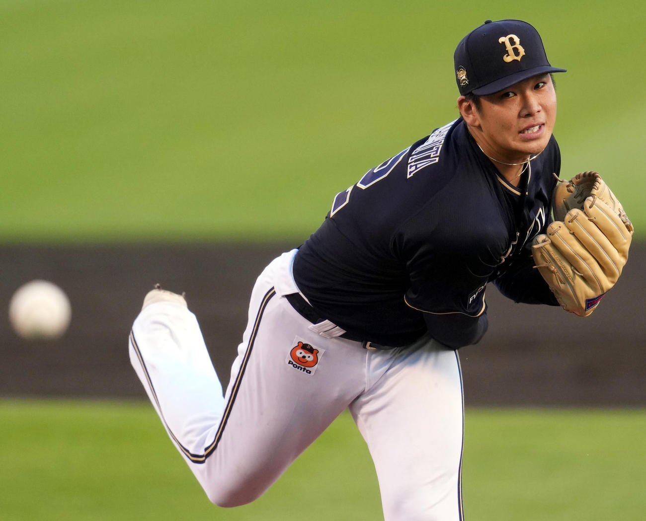オリックス山下舜平大（2023年7月6日撮影）