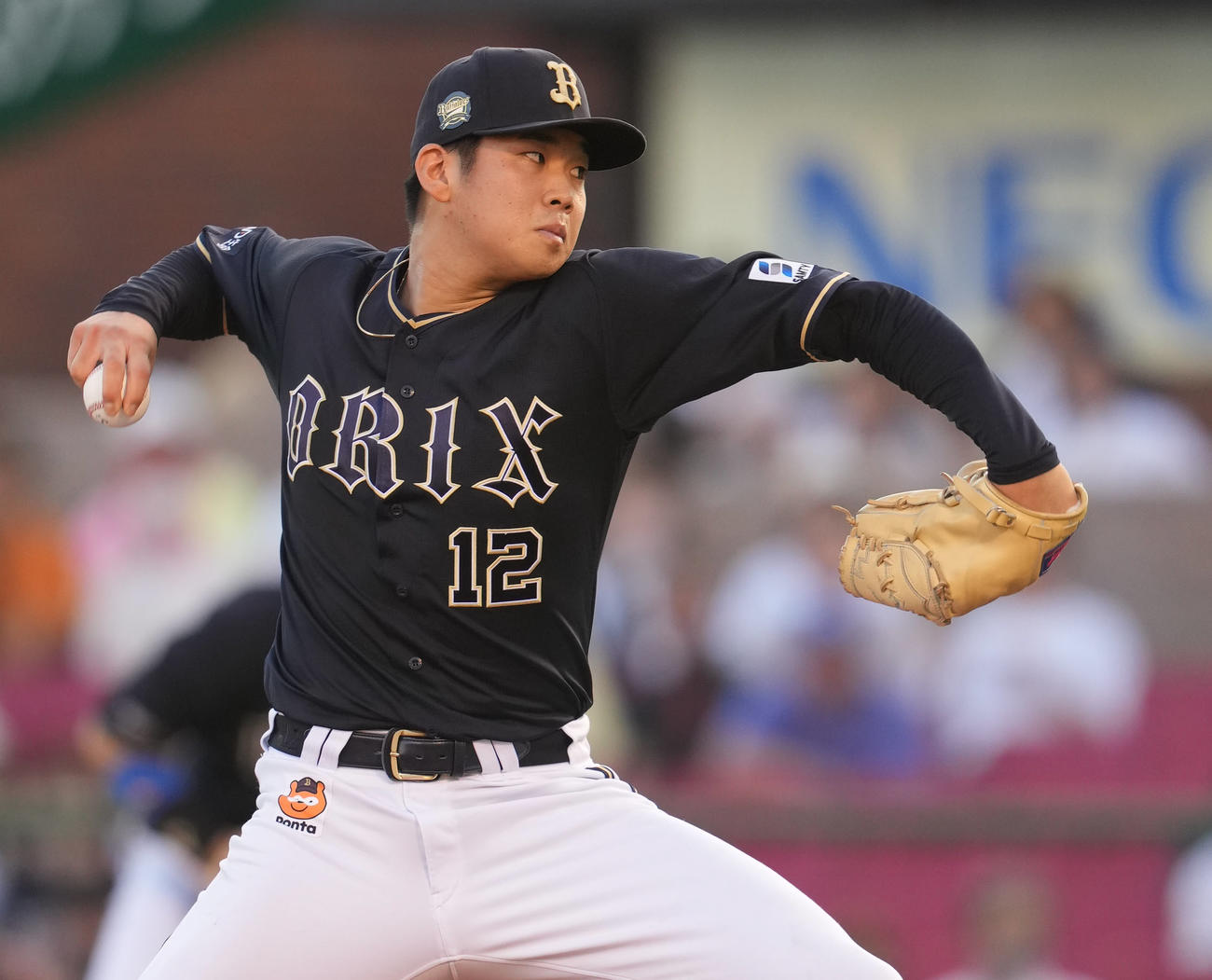 オリックス山下舜平大（2023年7月6日撮影）