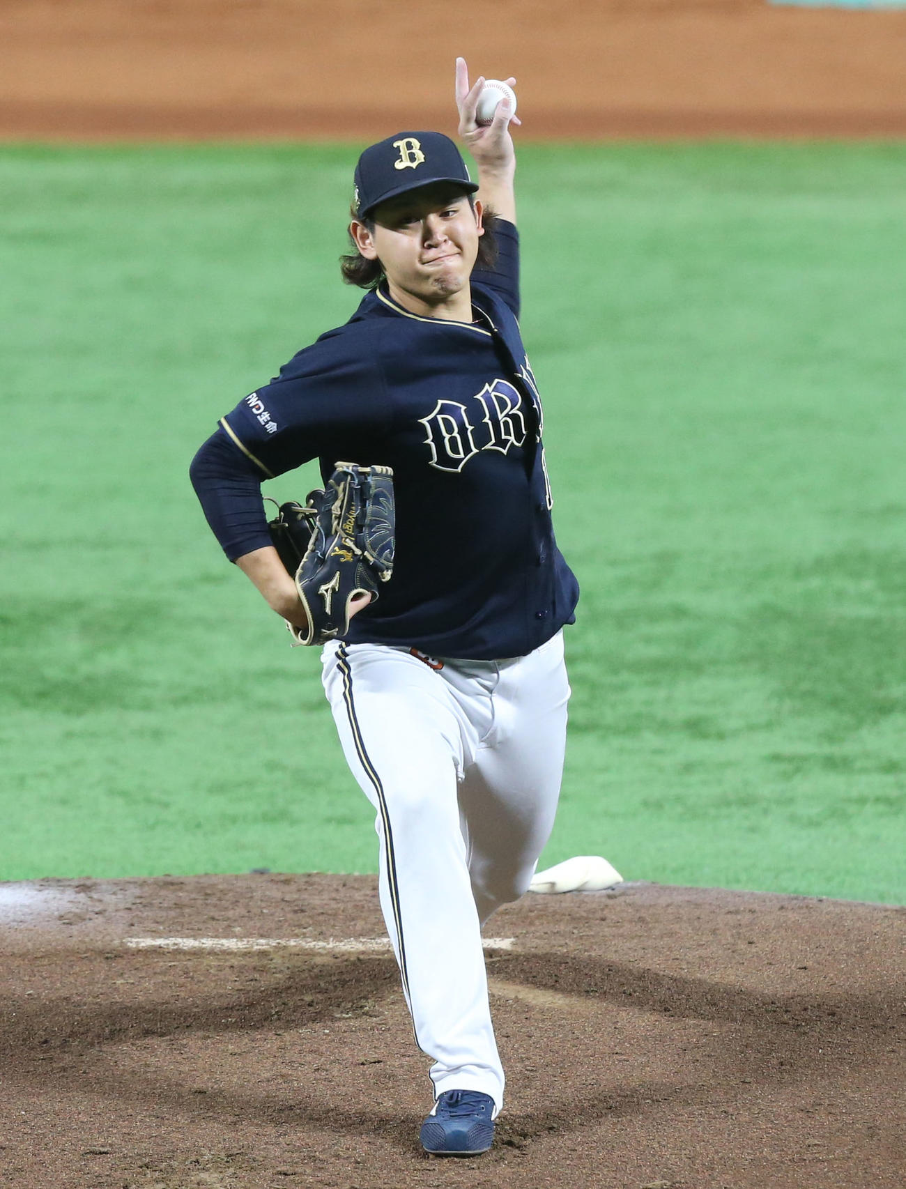 ソフトバンク対オリックス　オリックス先発の宮城（撮影・冨田成美）
