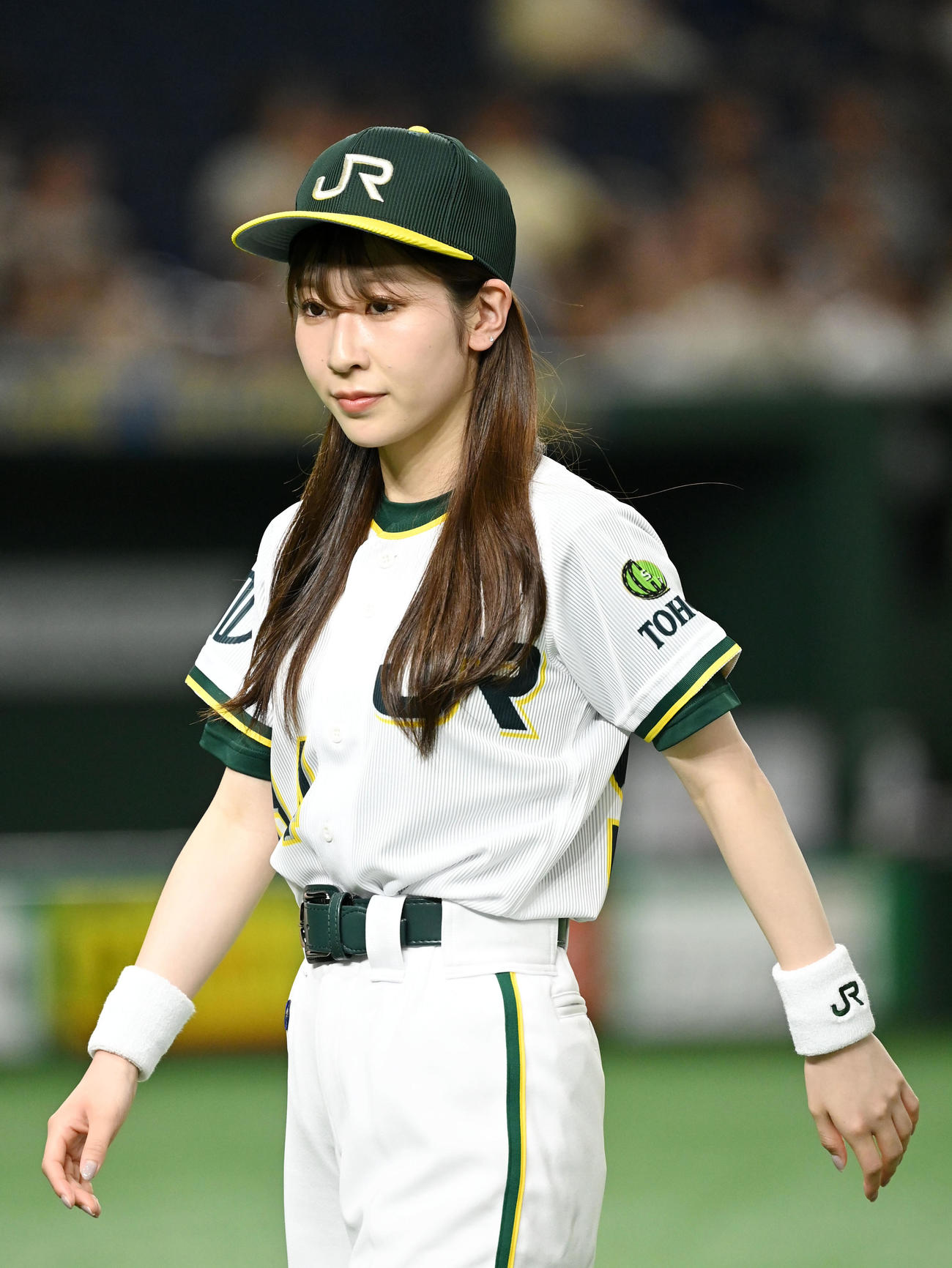 JR東日本東北対日本生命　JR東日本東北のダイヤモンド◇サポーター（撮影・横山健太）