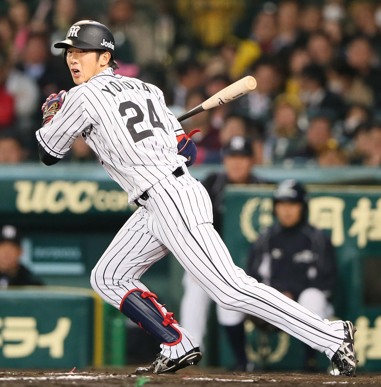 16年4月12日、DeNA戦に出場した横田さん