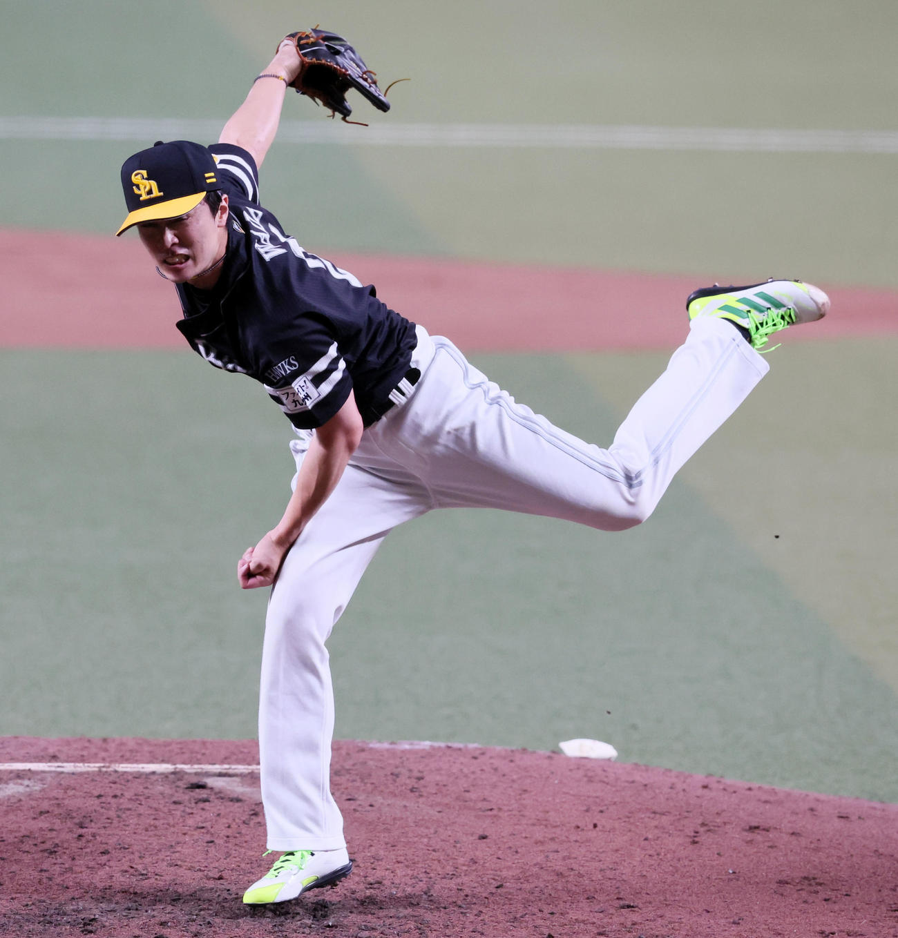 全セ対全パ　全パ4番手で登板する和田（撮影・加藤哉）
