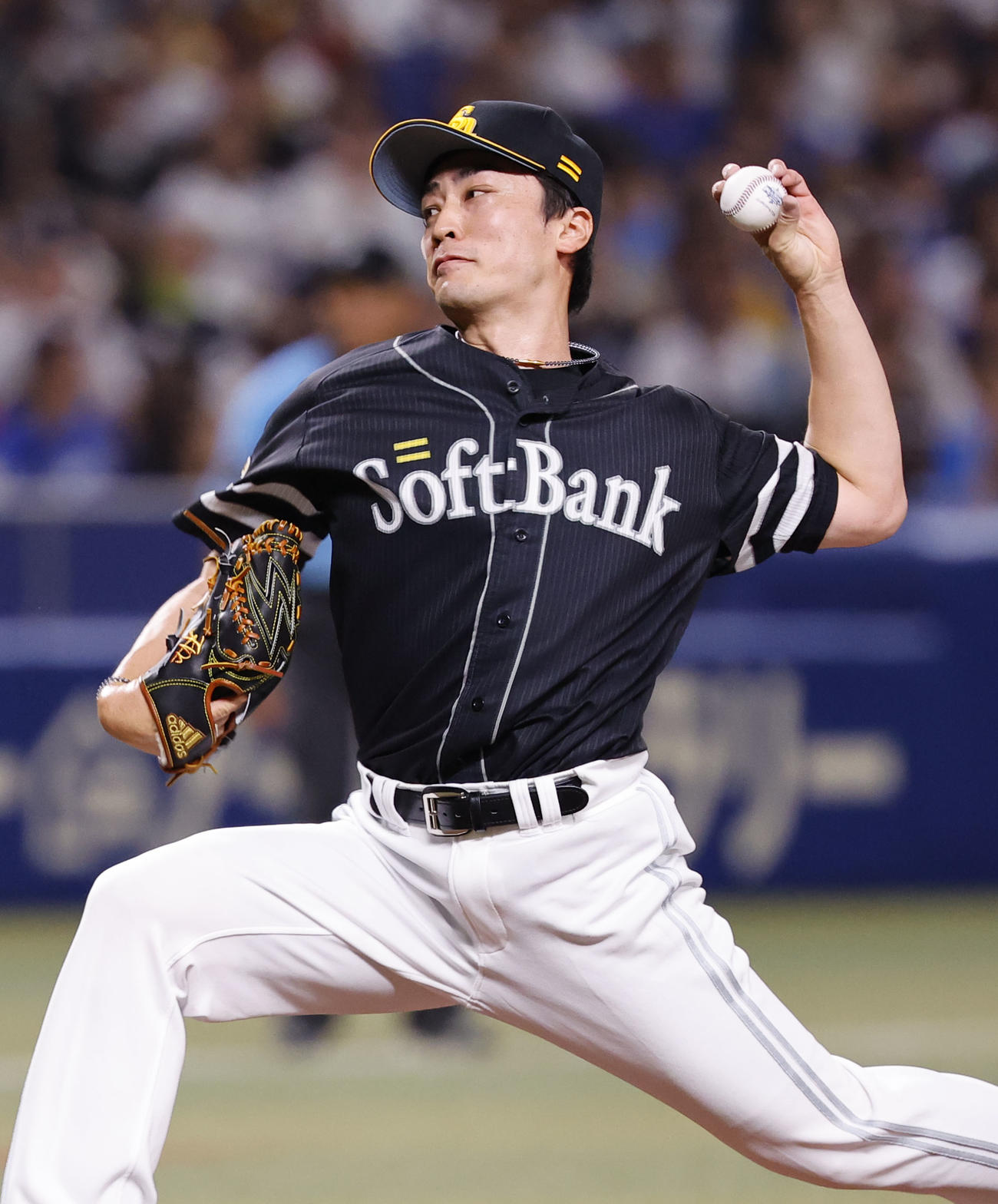 全セ対全パ　4回裏に登板した全パ和田（撮影・藤尾明華）