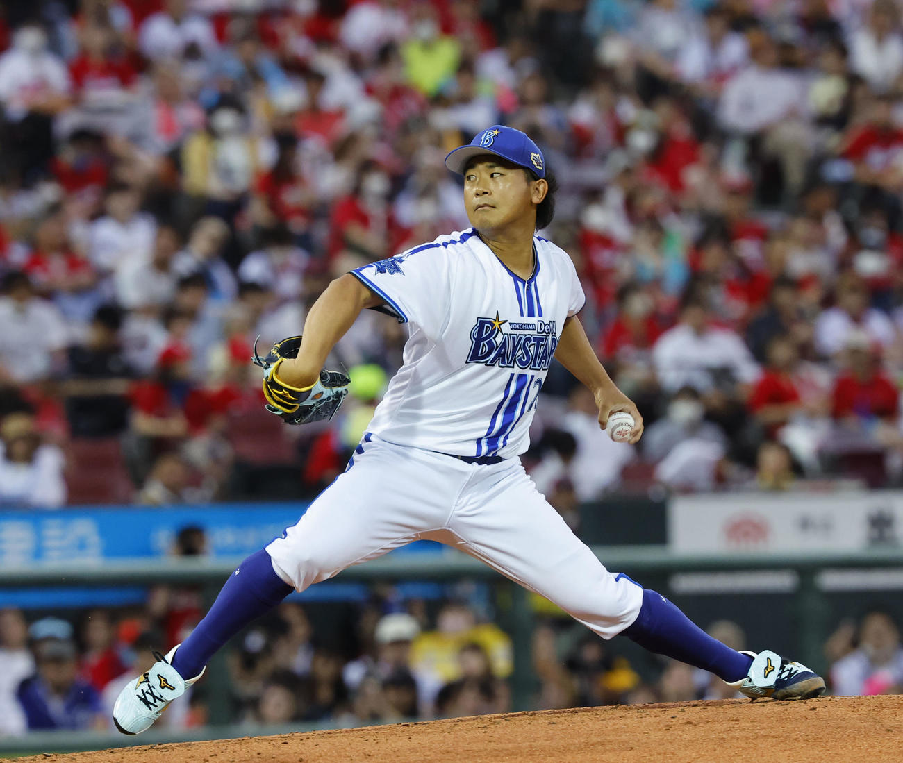 全セ対全パ　3回表、2番手で登板した全セ今永（撮影・藤尾明華）