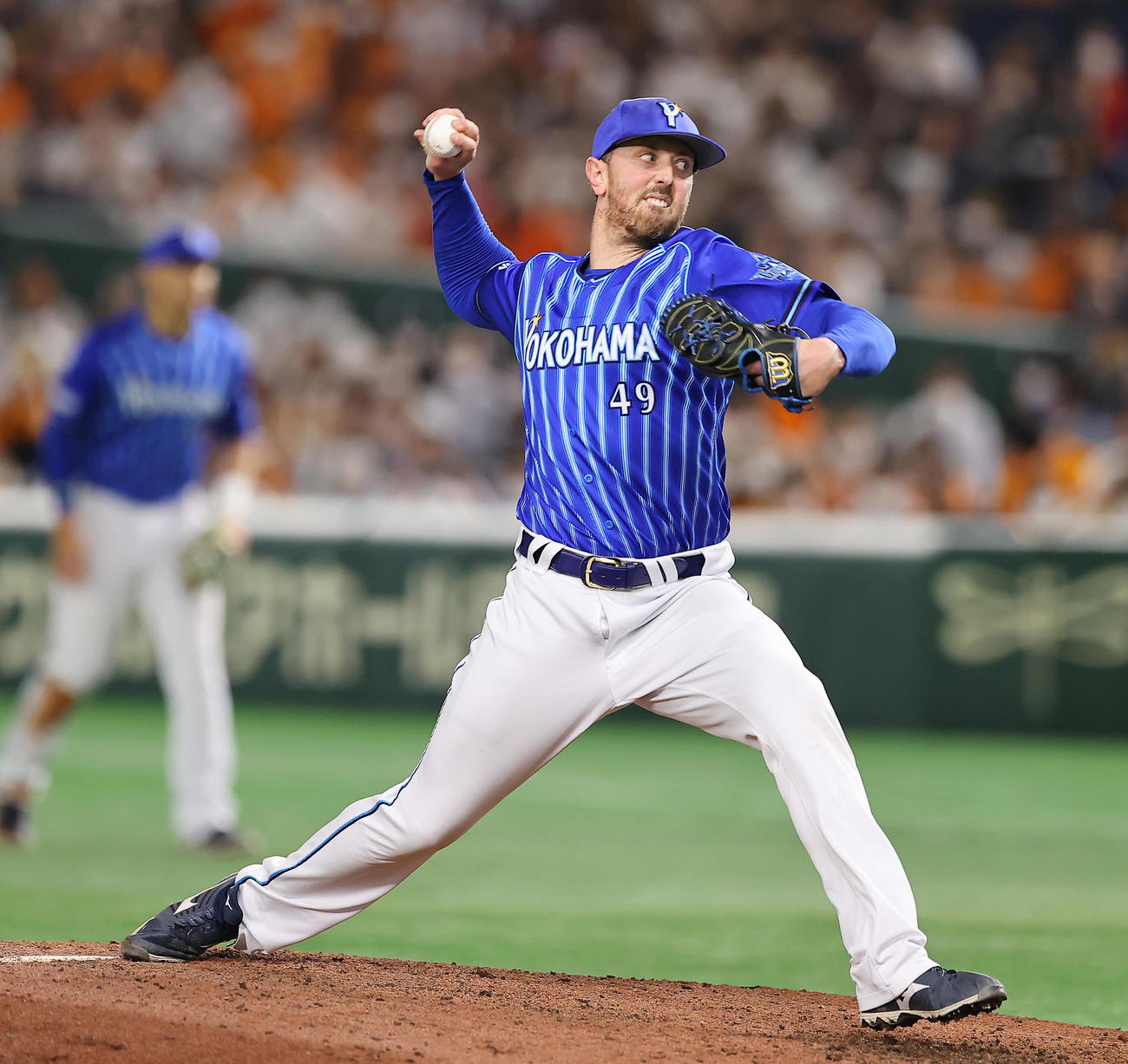 DeNA時代のクリスキー（2022年6月23日撮影）