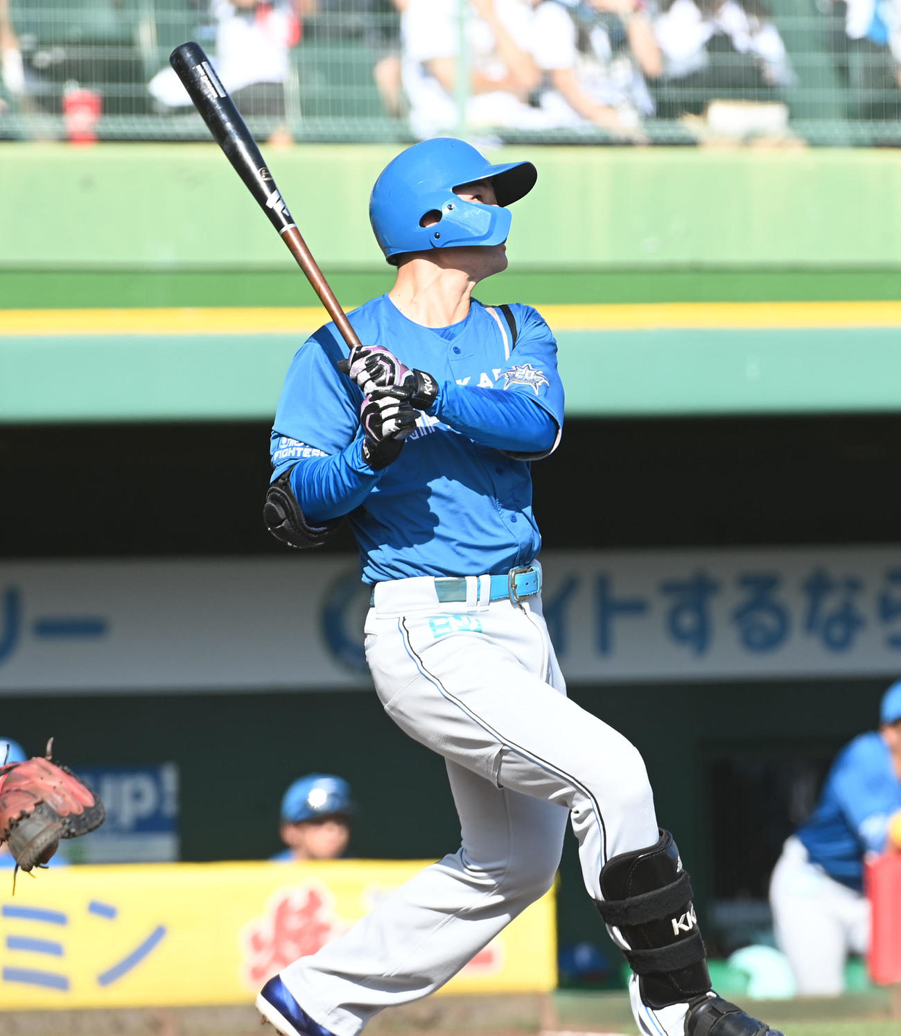 オリックス対日本ハム　1回表日本ハム2死、清宮は右越え先制本塁打を放つ（撮影・前岡正明）