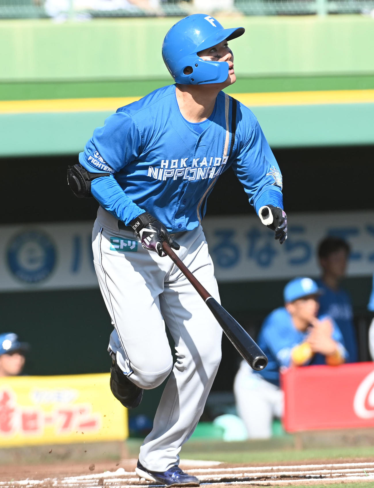 オリックス対日本ハム　1回表日本ハム2死、清宮は右越え先制本塁打を放つ（撮影・前岡正明）