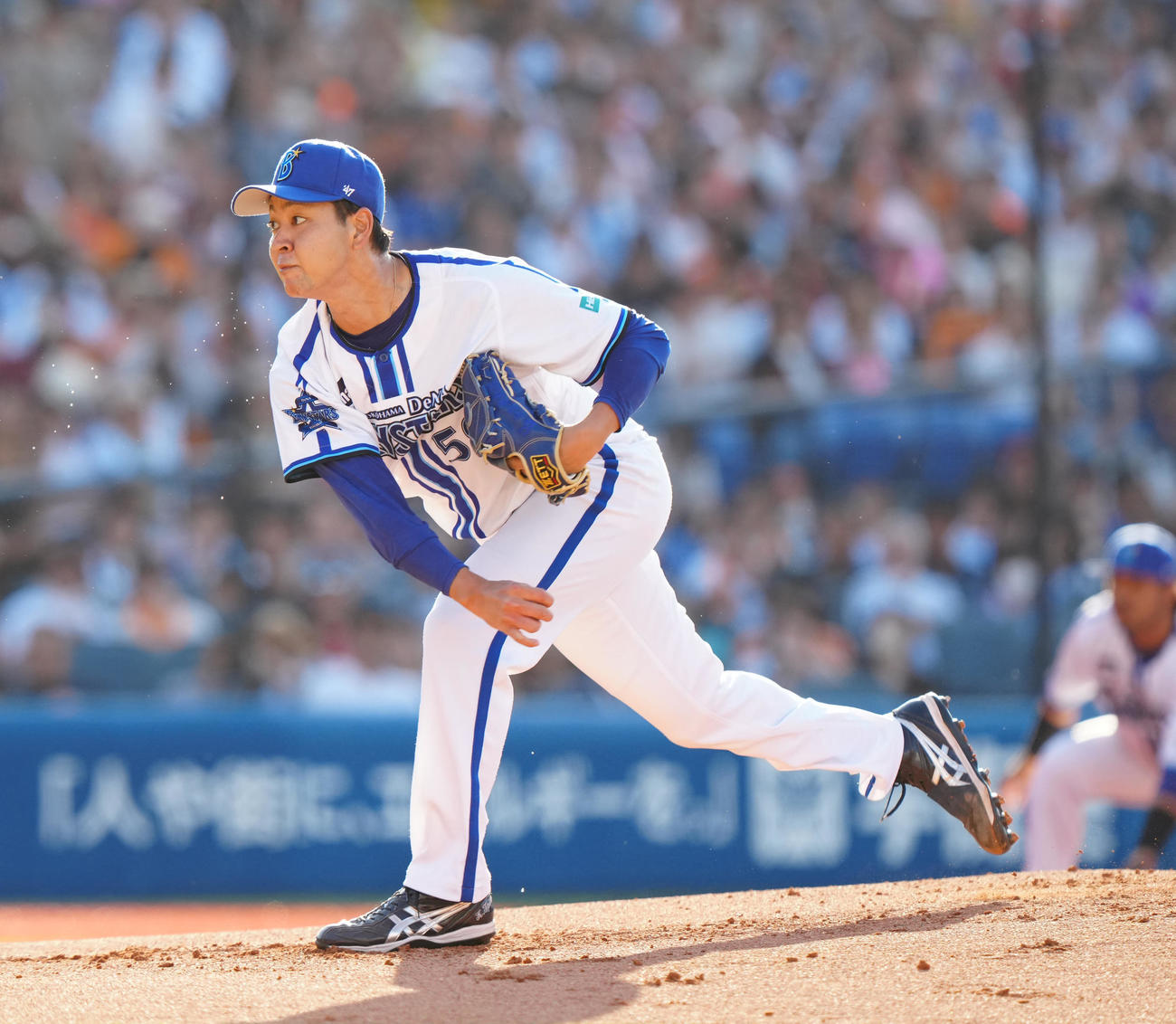 DeNA平良拳太郎（2023年7月23日撮影）