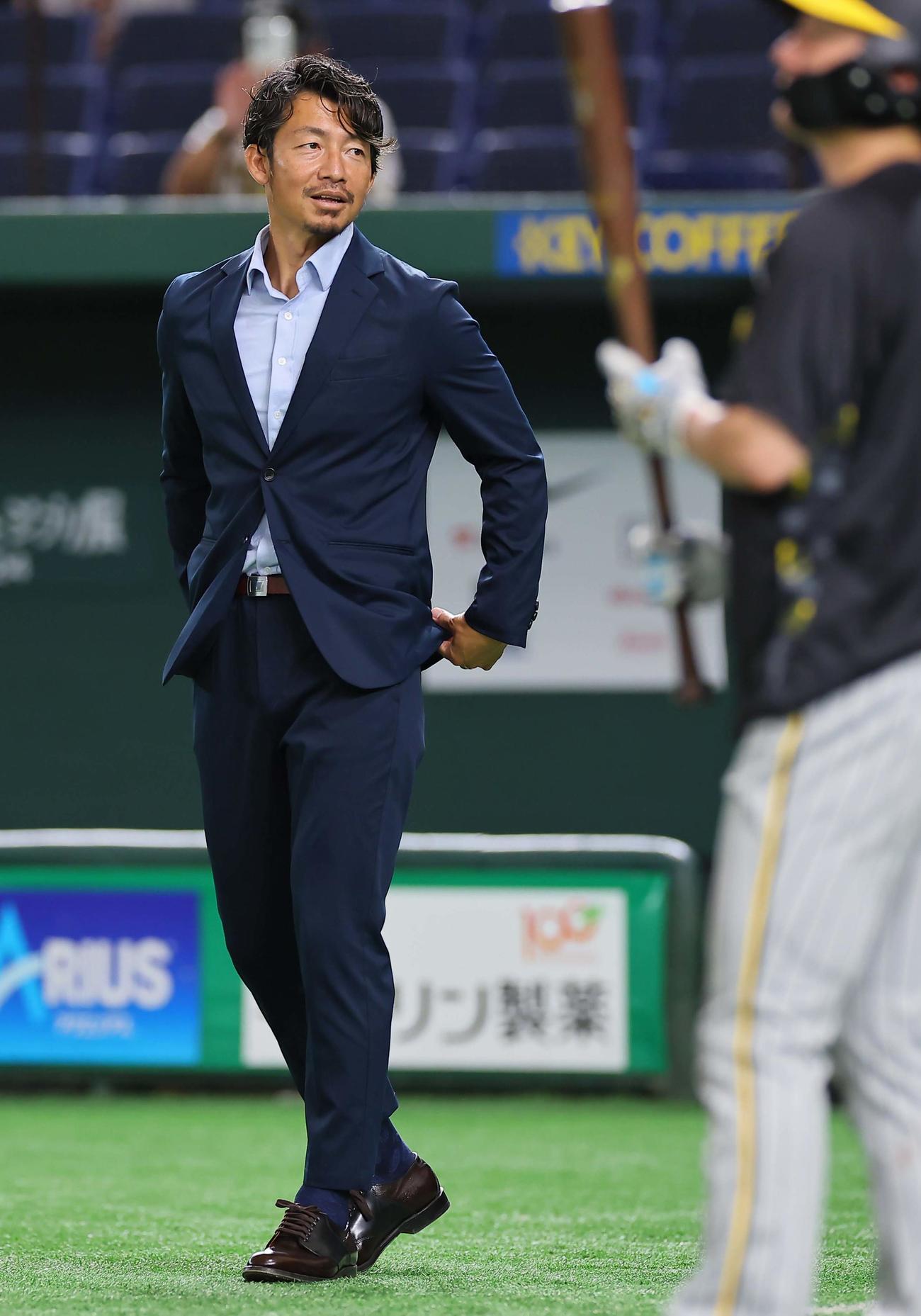 7月2日、東京ドームを訪れた本紙評論家の鳥谷氏