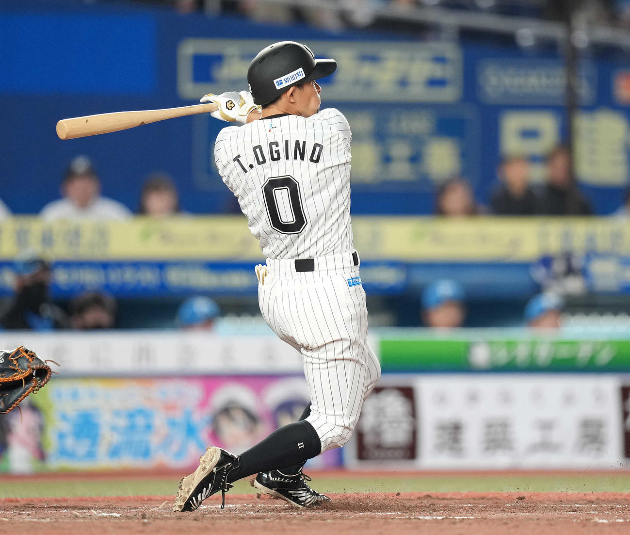 ロッテ荻野貴司（2023年4月撮影）