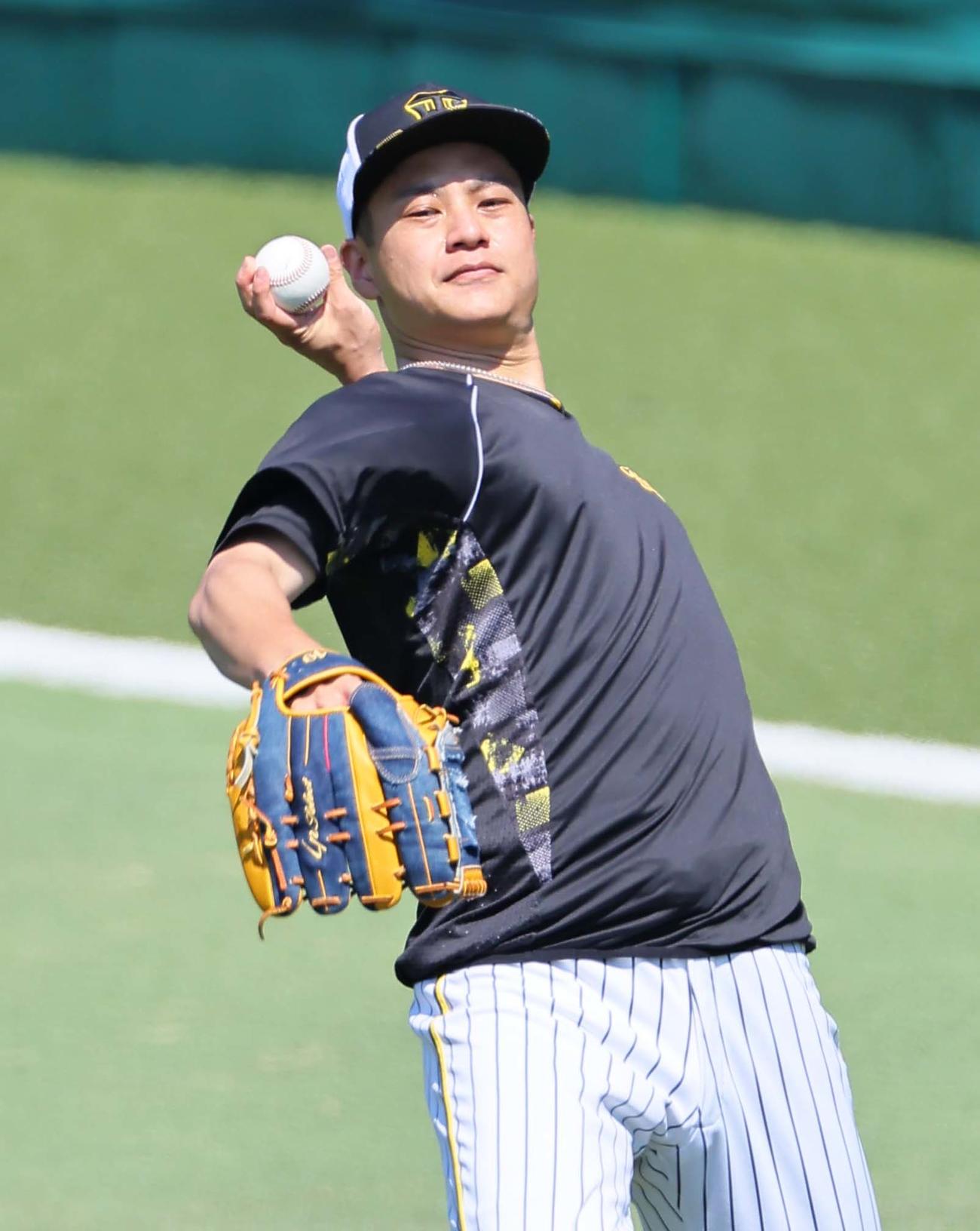 阪神大竹耕太郎（2023年7月17日撮影）