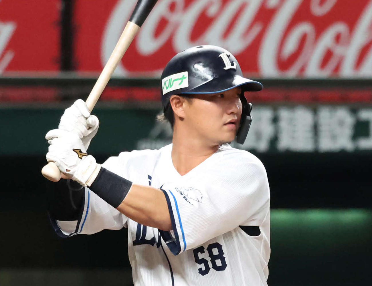 西武佐藤龍世（2023年3月24日撮影）
