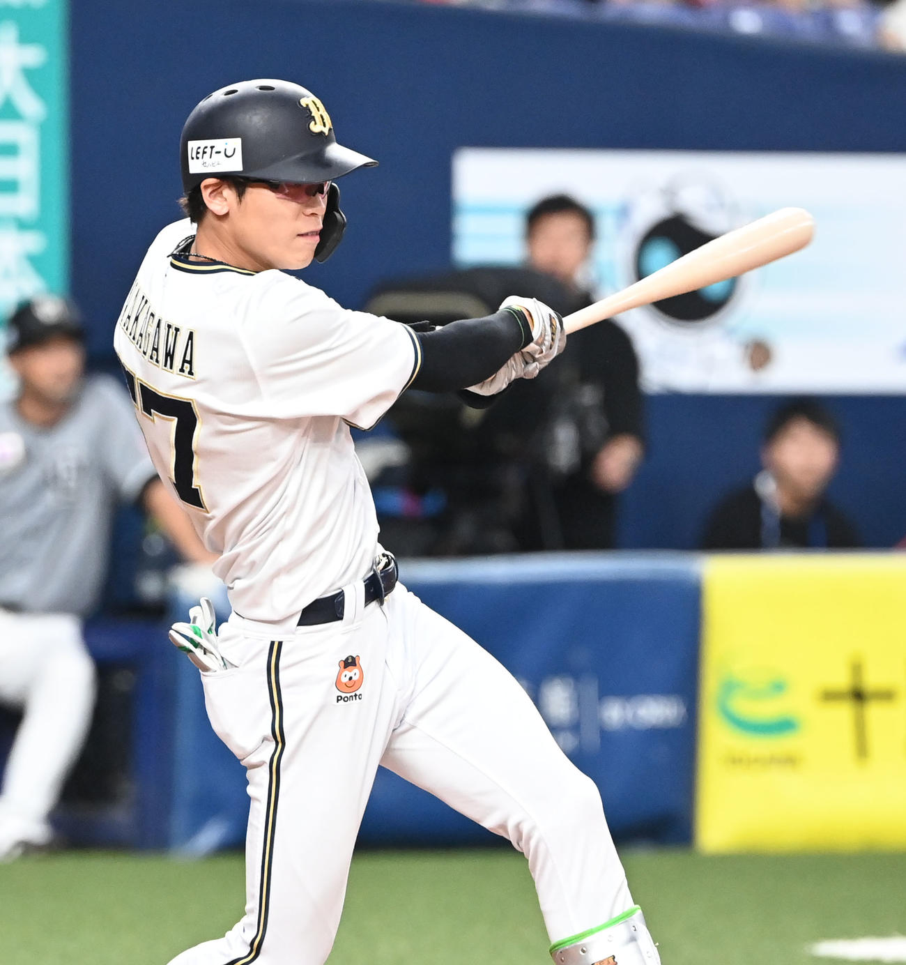 オリックス中川圭太（2023年7月12日撮影）