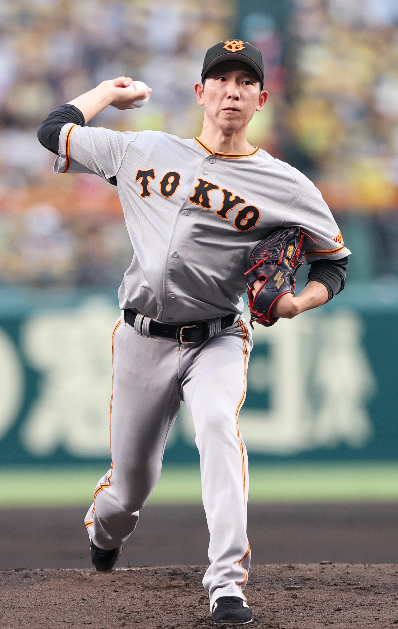 阪神対巨人　巨人先発の戸郷（撮影・上山淳一）