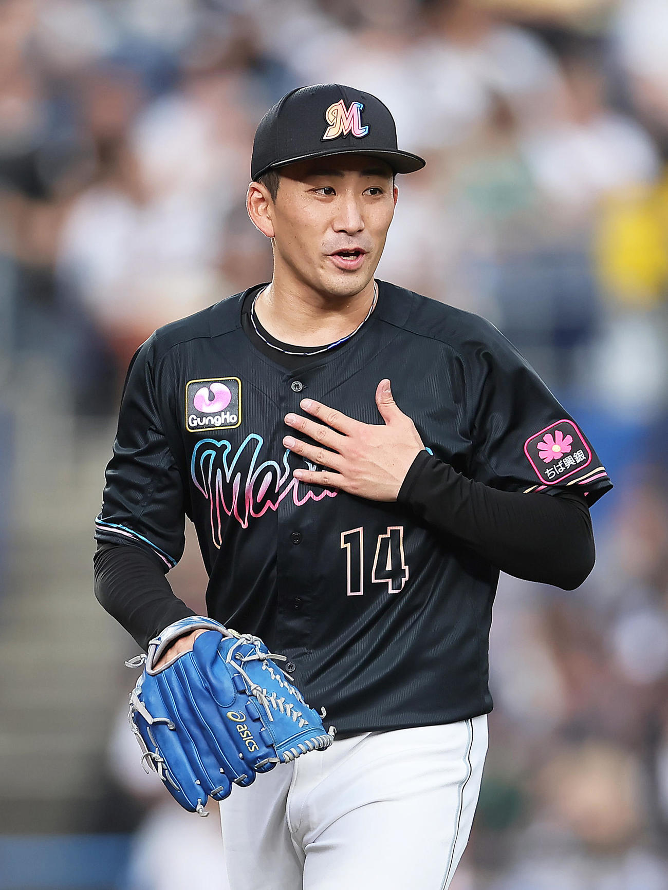 ロッテ小島和哉（2023年7月15日撮影）