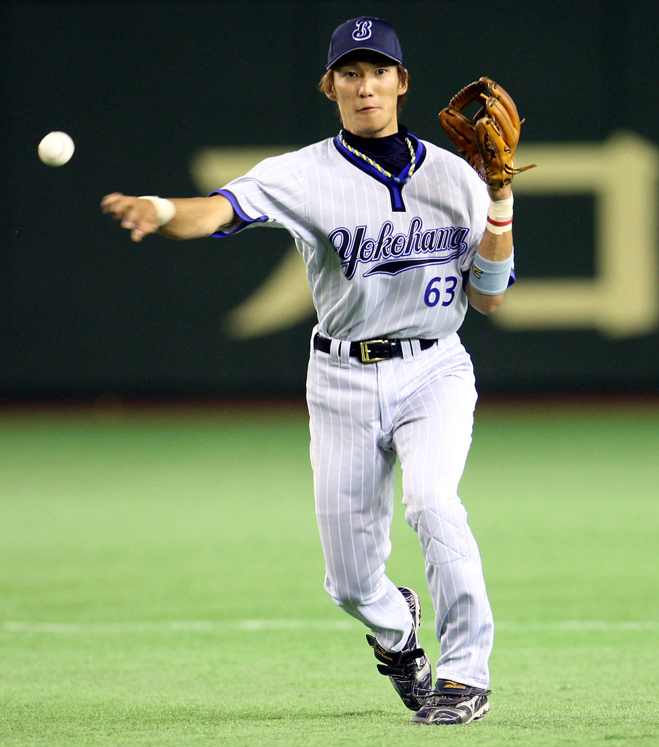 2009年、巨人戦に出場した横浜時代の梶谷隆幸