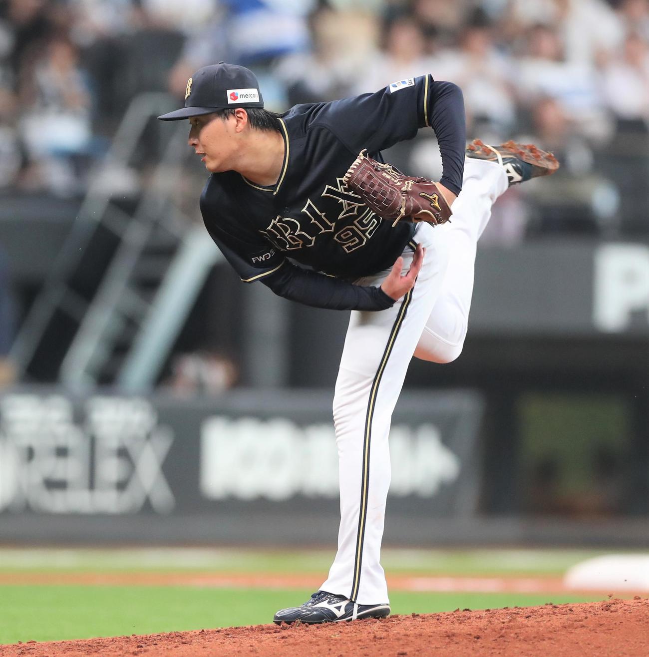 日本ハム対オリックス　オリックス先発の東は5回2失点で今季初勝利を挙げる（撮影・黒川智章）