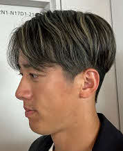左側から見た日本ハム北山のニューヘアスタイル（撮影・永野高輔）