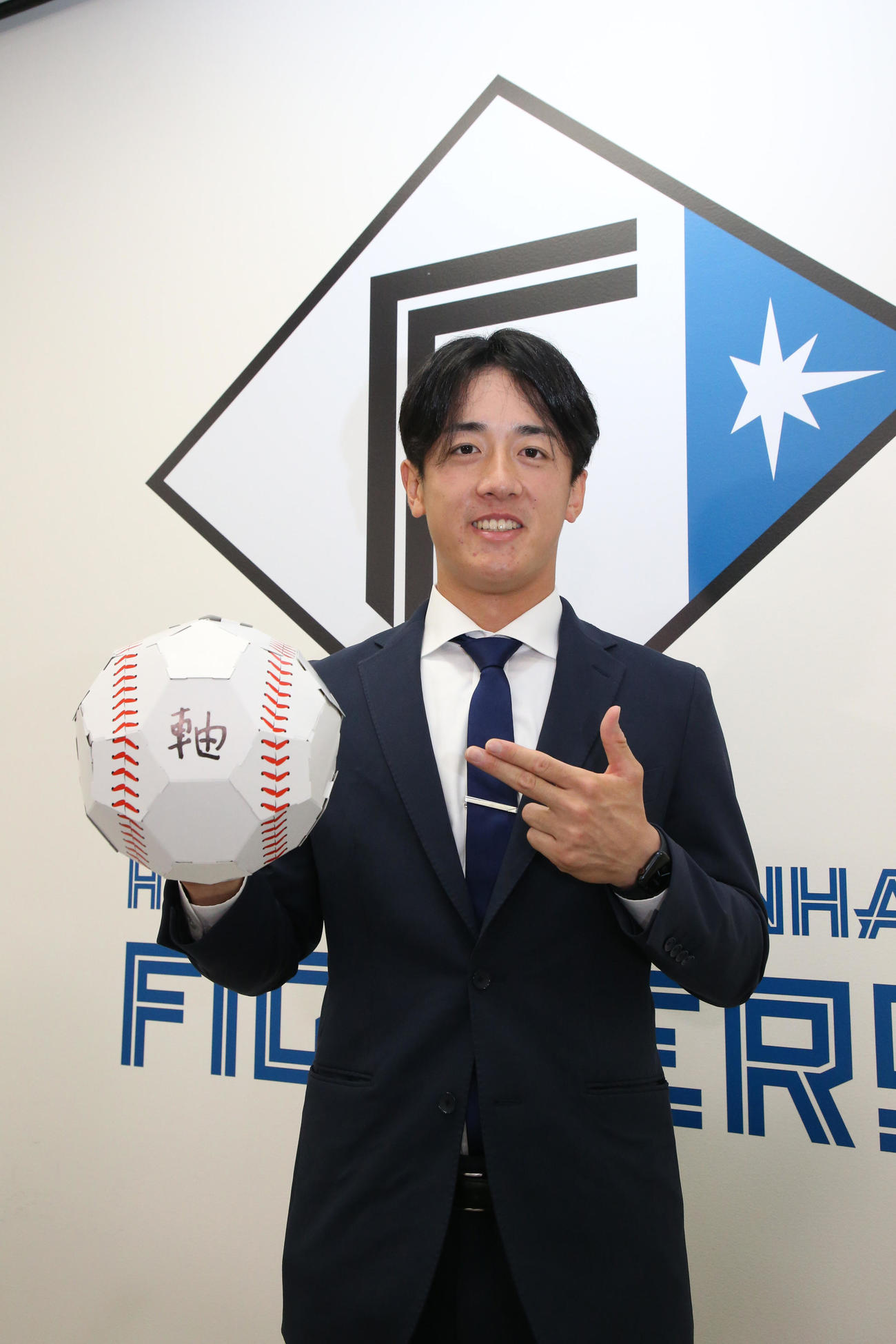 日本ハム北山（2022年11月29日撮影）
