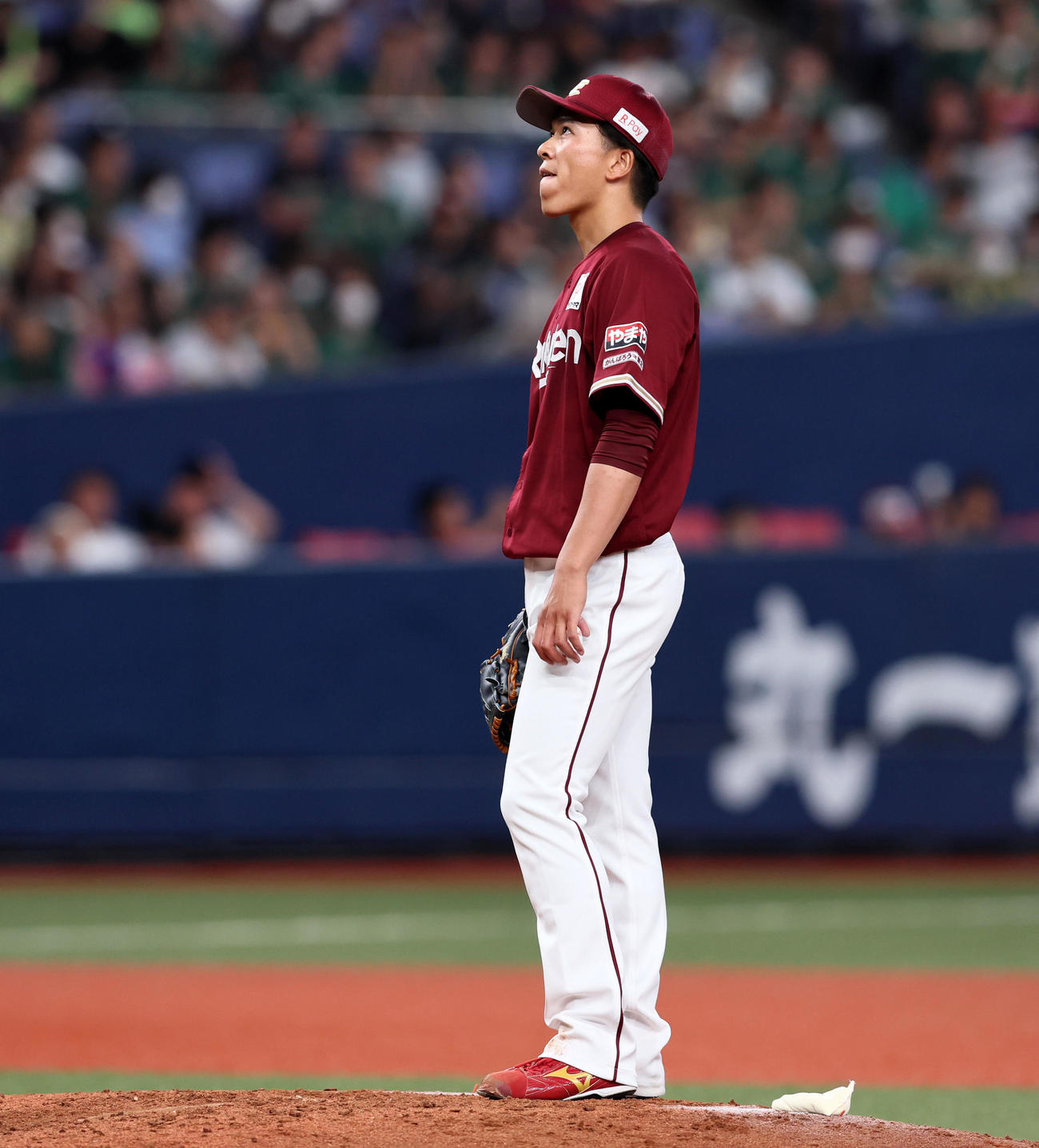 オリックス対楽天　5回裏オリックス2死一、二塁、早川は頓宮に中前適時打を打たれ失点する（撮影・加藤哉）