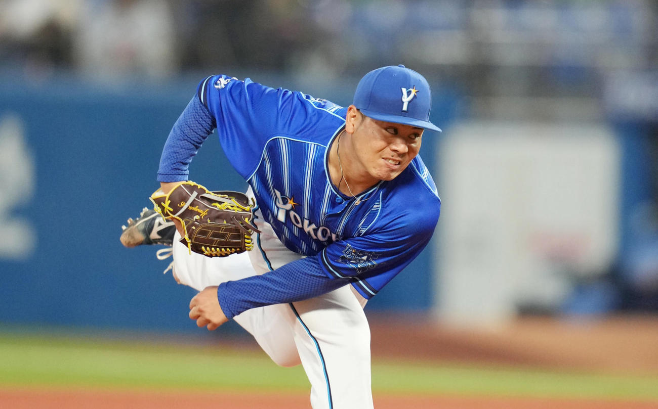 DeNA浜口遥大（23年4月撮影）
