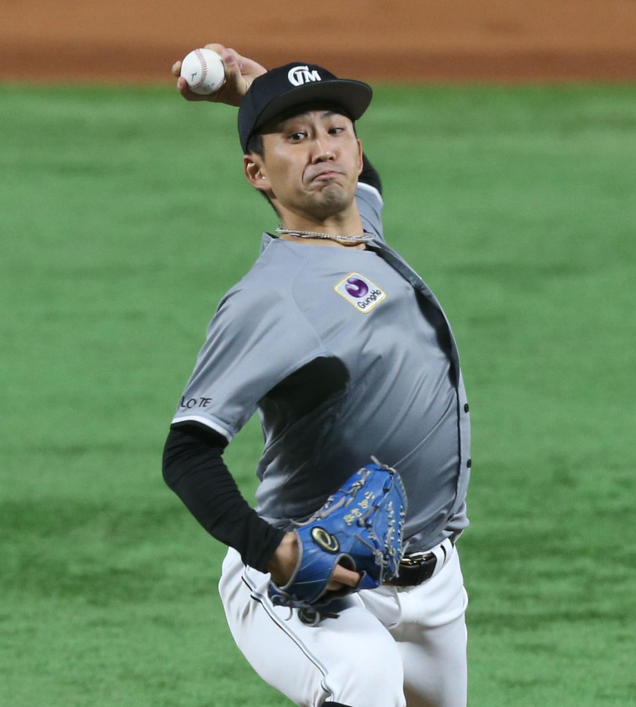 ロッテ小島和哉（2023年7月30日撮影）