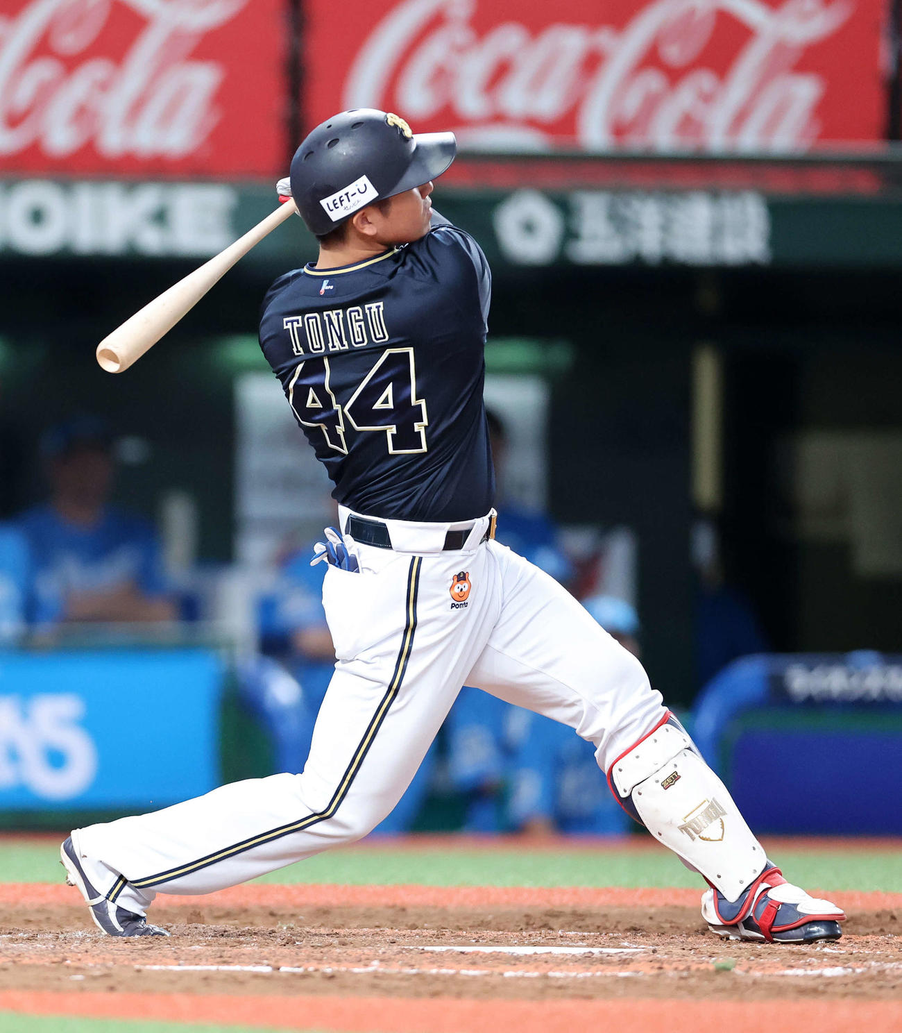 西武対オリックス　5回表オリックス無死、頓宮は左越えソロ本塁打を放つ（撮影・鈴木正人）