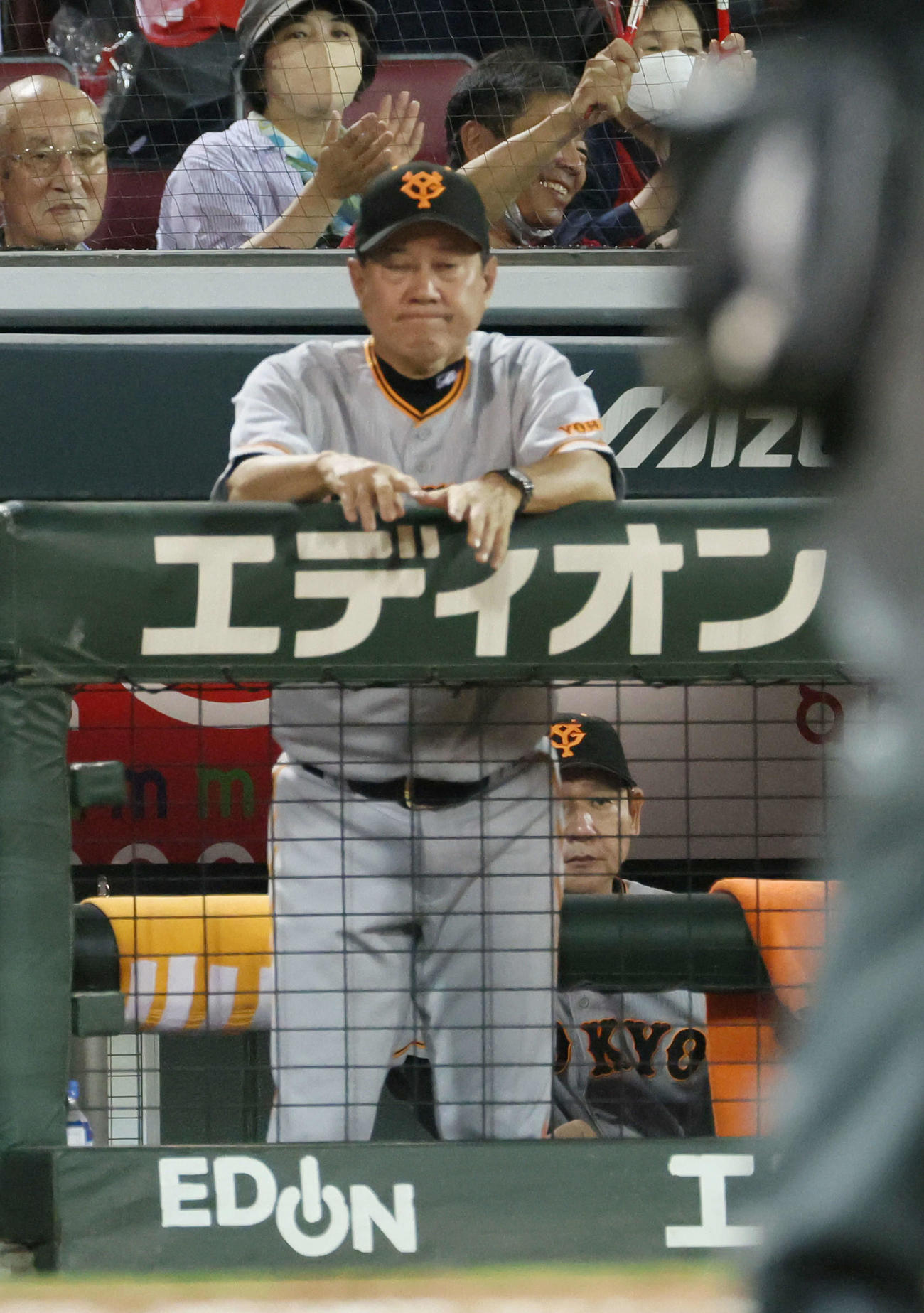 広島対巨人　広島に連敗した原監督（撮影・加藤孝規）