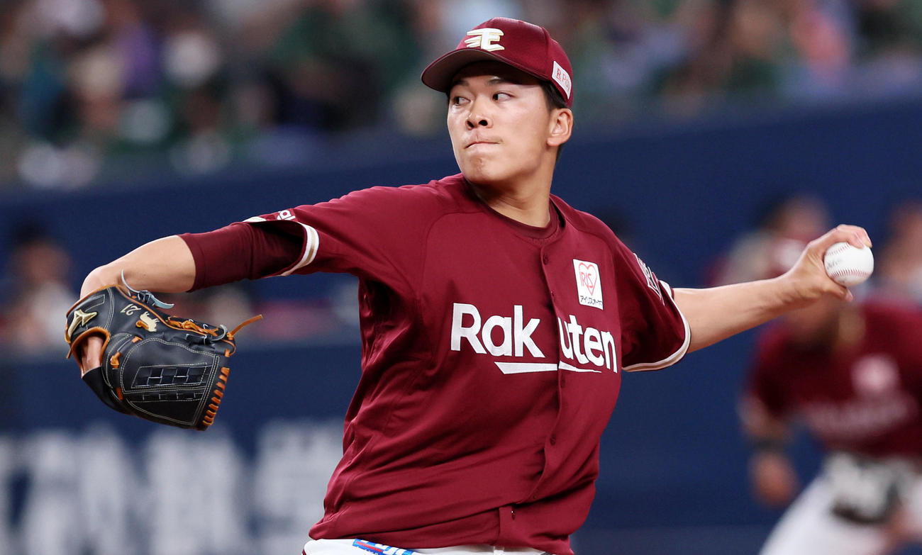 楽天・早川隆久（2023年8月撮影）