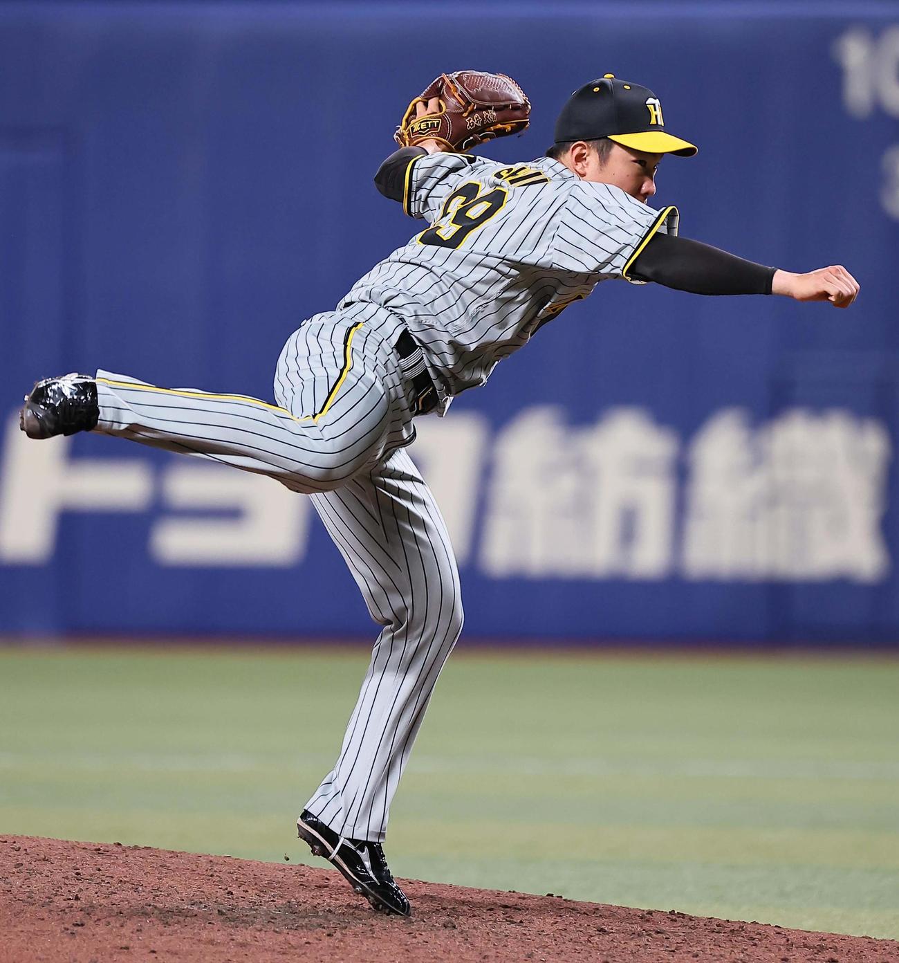 阪神石井大智（2023年8月3日撮影）