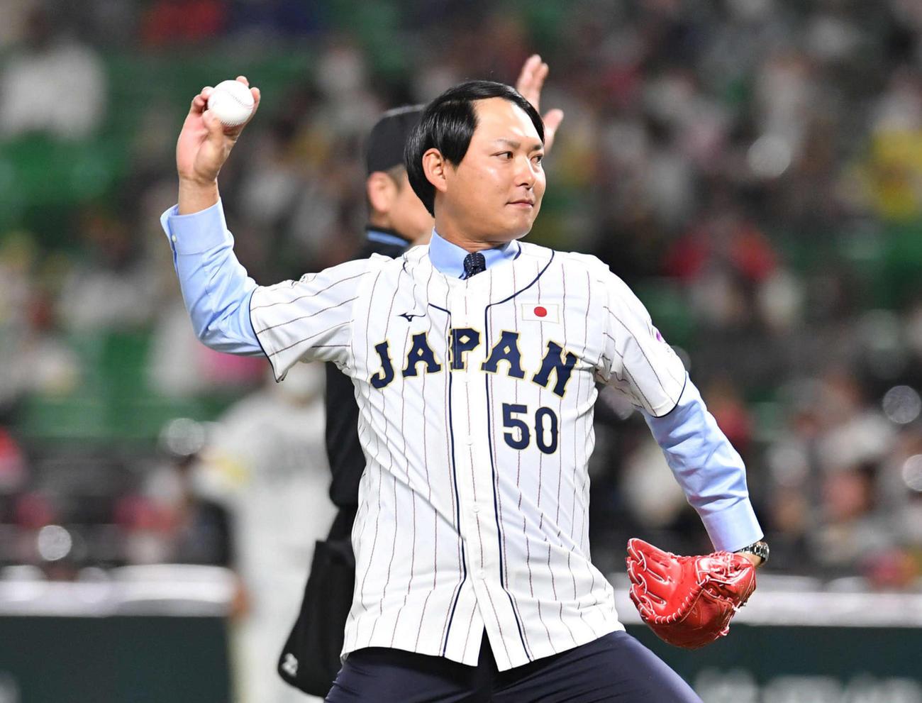 ソフトバンクOBの摂津正氏（2022年4月撮影）