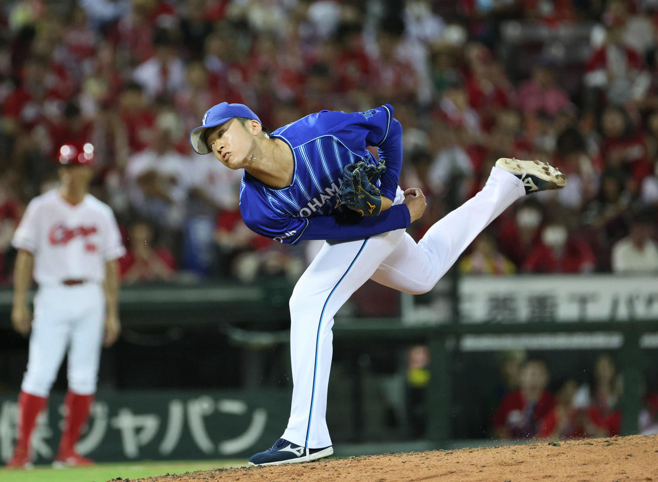 DeNA入江大生（2023年8月2日撮影）