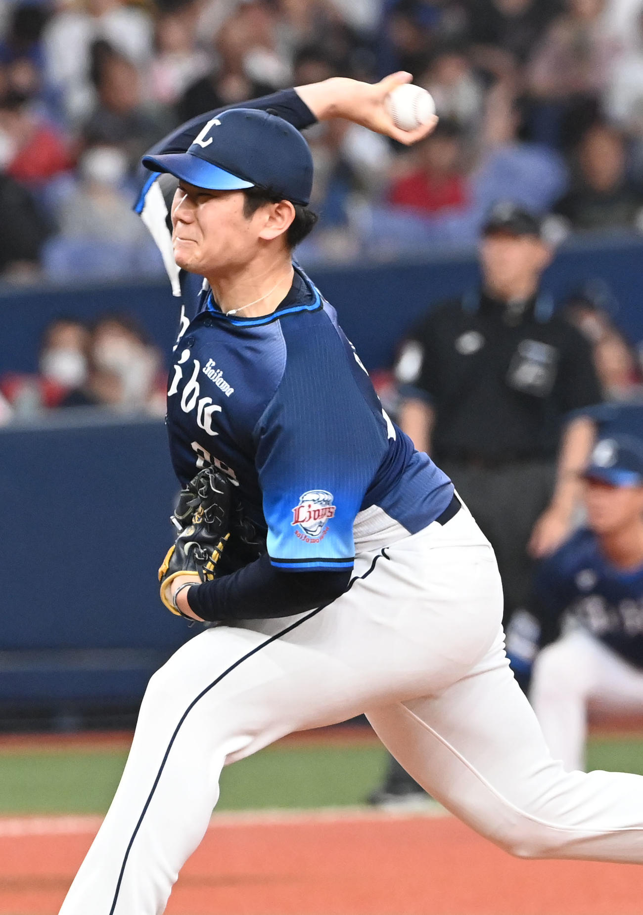 西武の青山美夏人（2023年5月7日撮影）